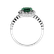Prsteň s diamantmi a smaragdom Glamour Princess4