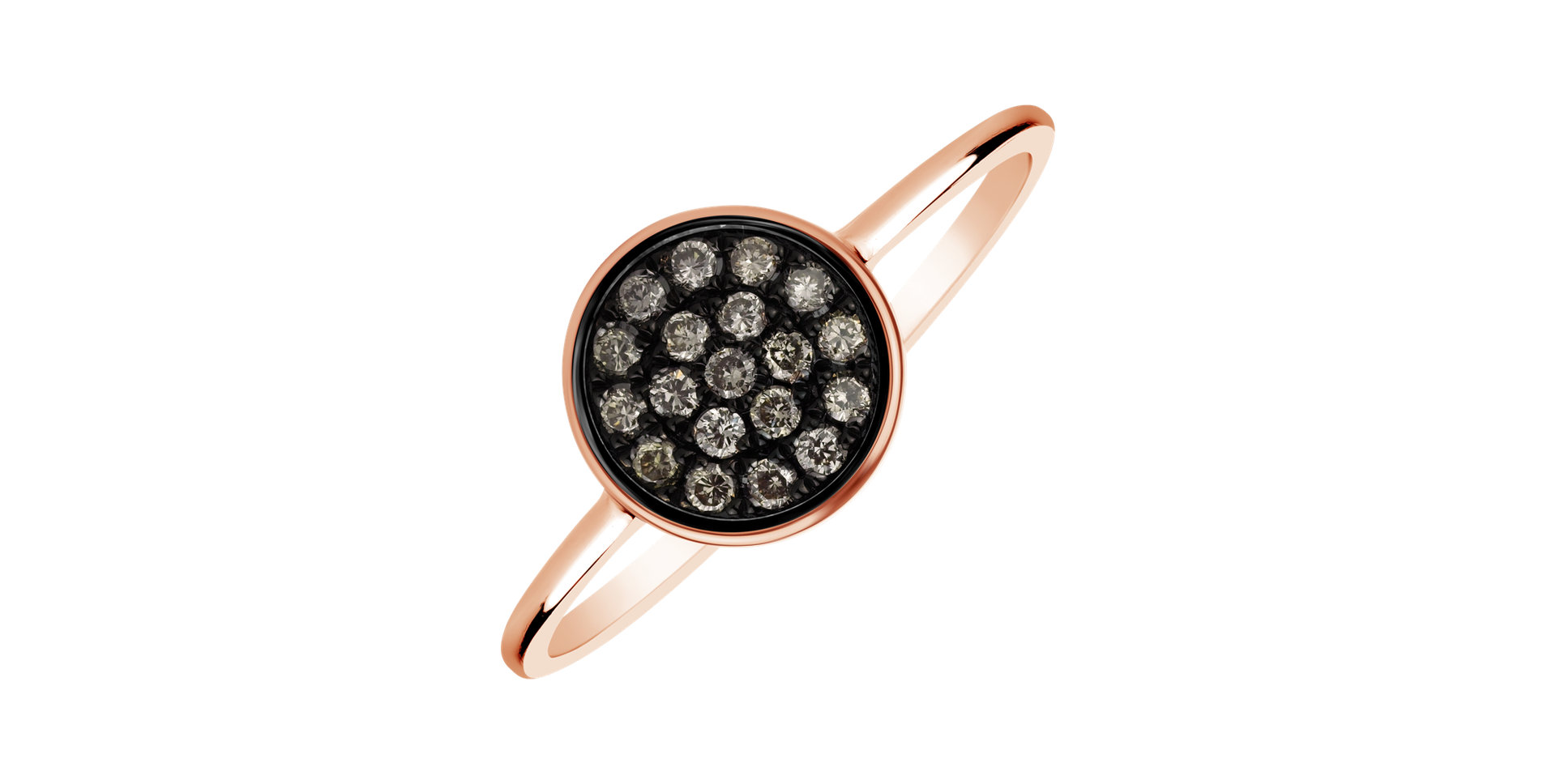 Prsteň s diamantmi Simplicity