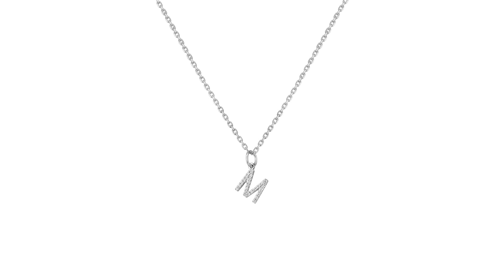 Prívesok s diamantmi Line Glitter M