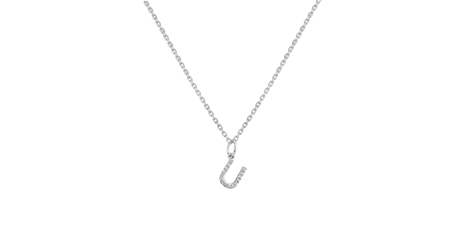 Prívesok s diamantmi Line Glitter  U