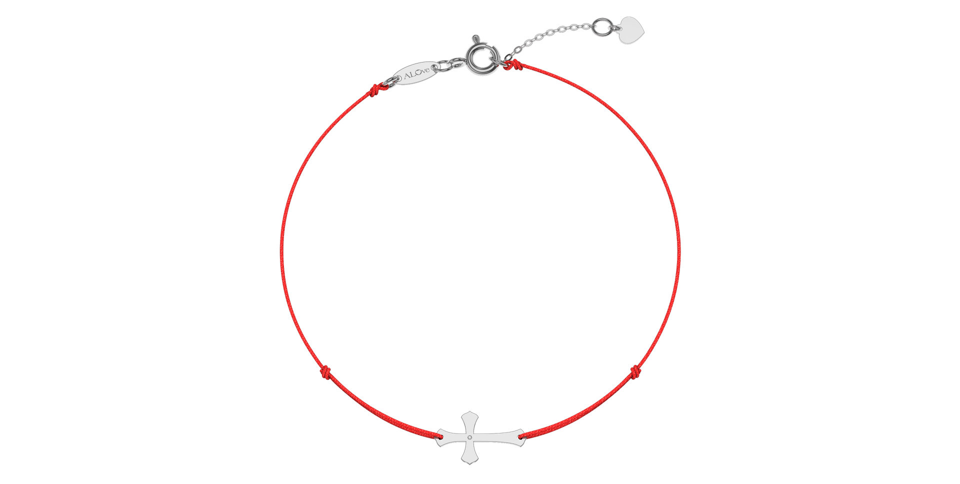 Diamantový náramok so šnúrkou Faith