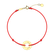 Diamantový náramok so šnúrkou Love Circle5