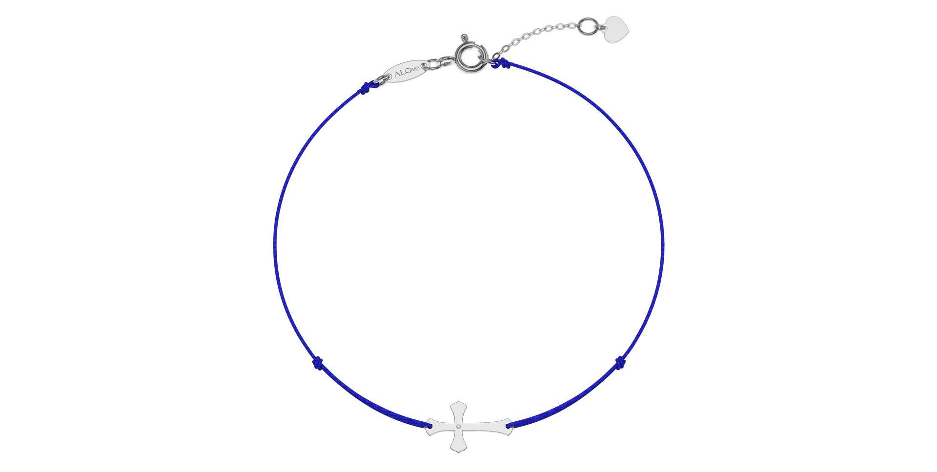 Diamantový náramok so šnúrkou Faith