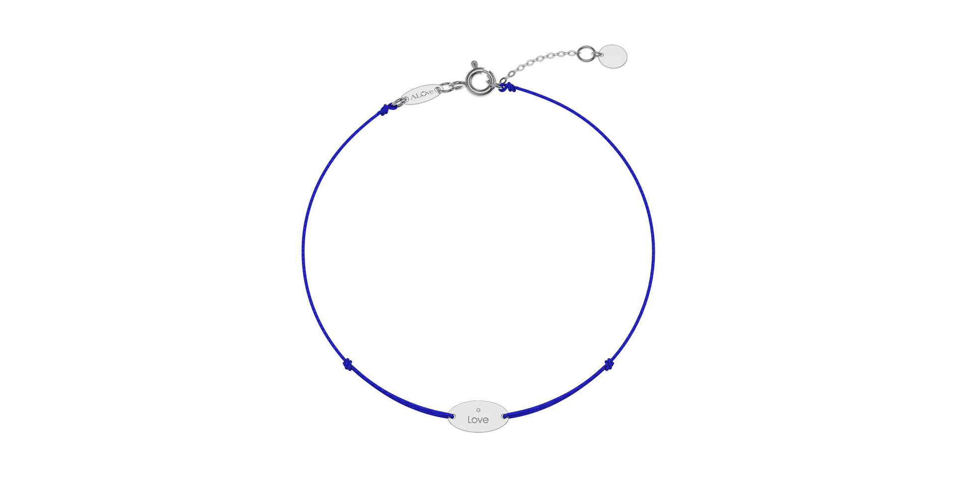 Diamantový náramok so šnúrkou Gold Stamp