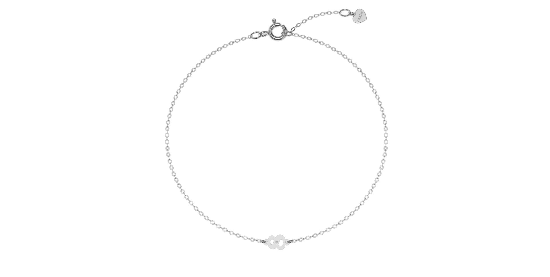 Náramok s diamantom Lucky Eight