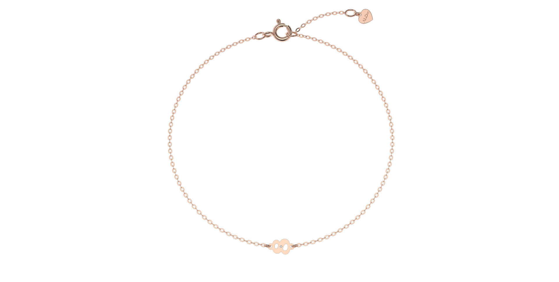 Náramok s diamantom Lucky Eight