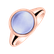 Prsteň s chalcedónom blue Bonbon6