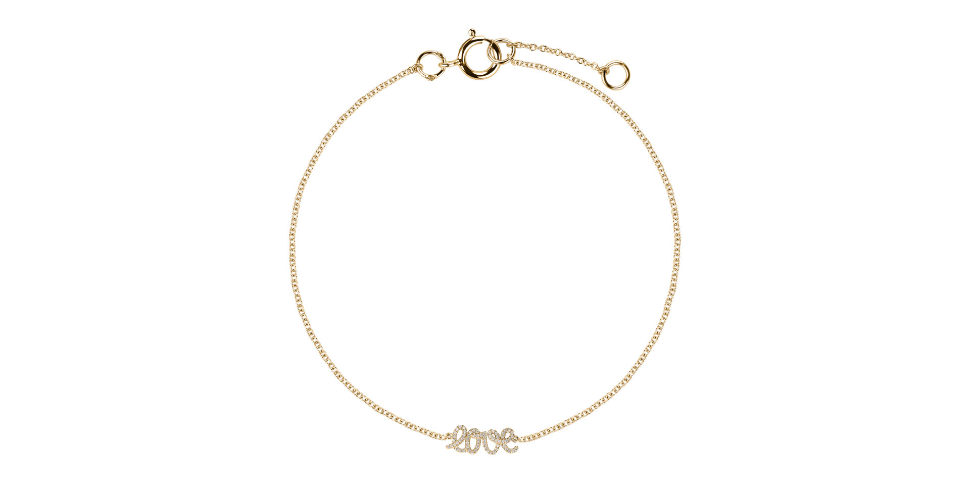 Náramok s diamantmi Glittering Love