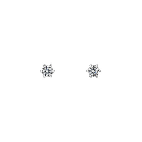 Náušnice s diamantom Essential Sparks