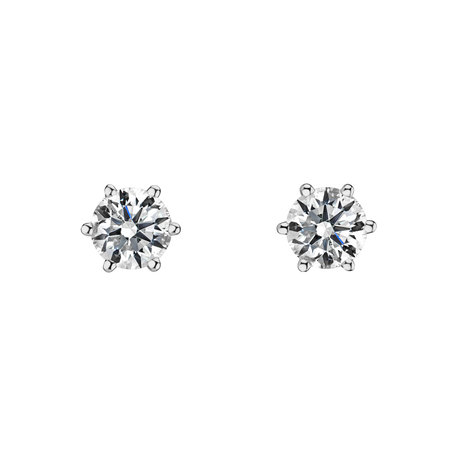 Náušnice s diamantom Essential Sparks