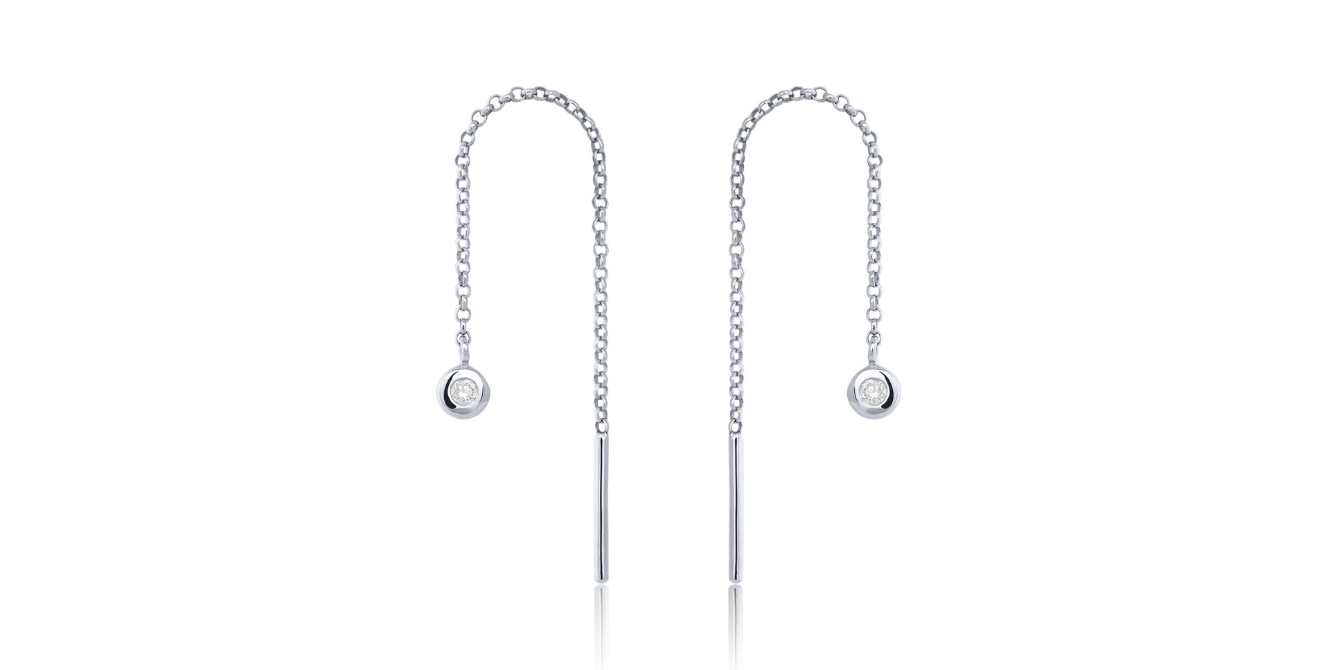 Náušnice s diamantom Amazing Heaven