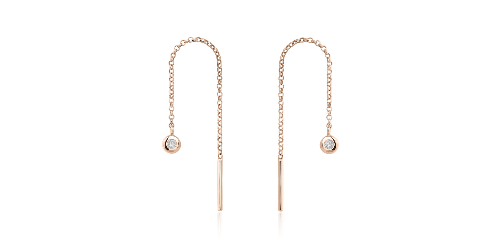 Náušnice s diamantom Amazing Heaven