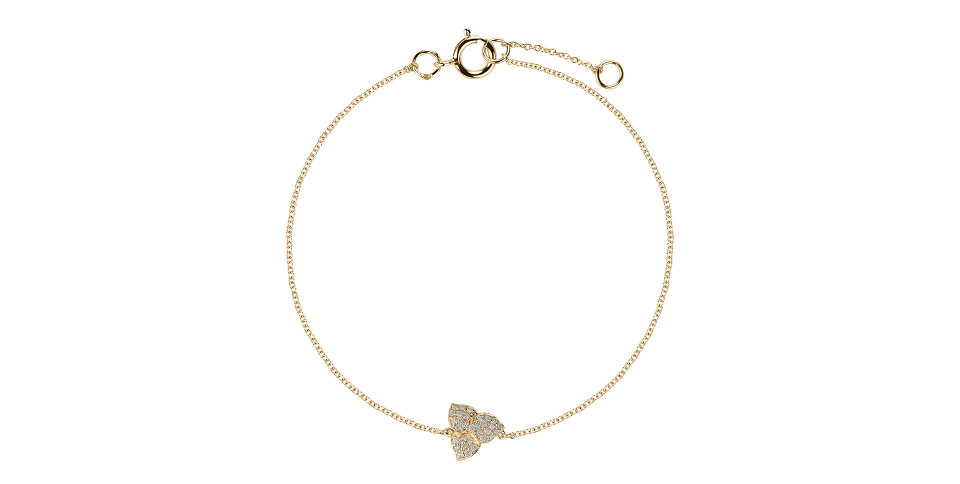 Náramok s diamantmi Shiny Petals