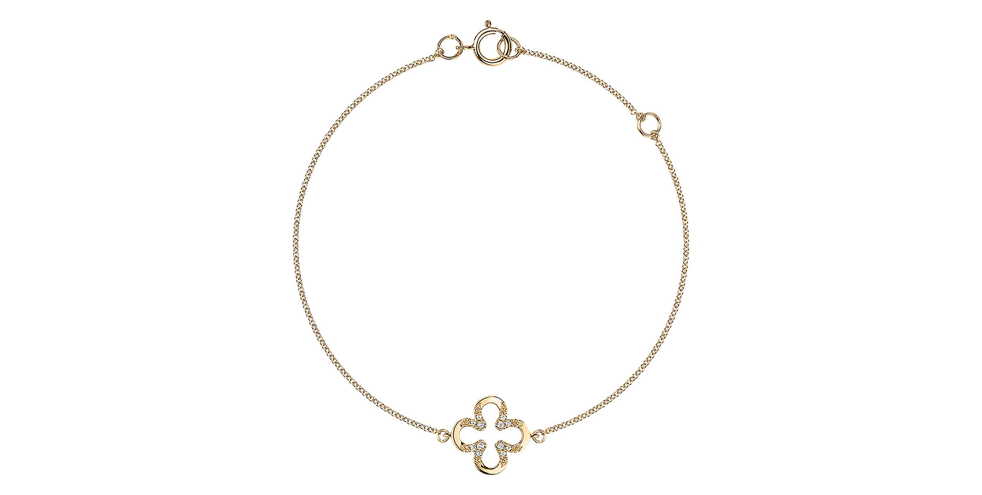 Náramok s diamantmi Shiny Petals