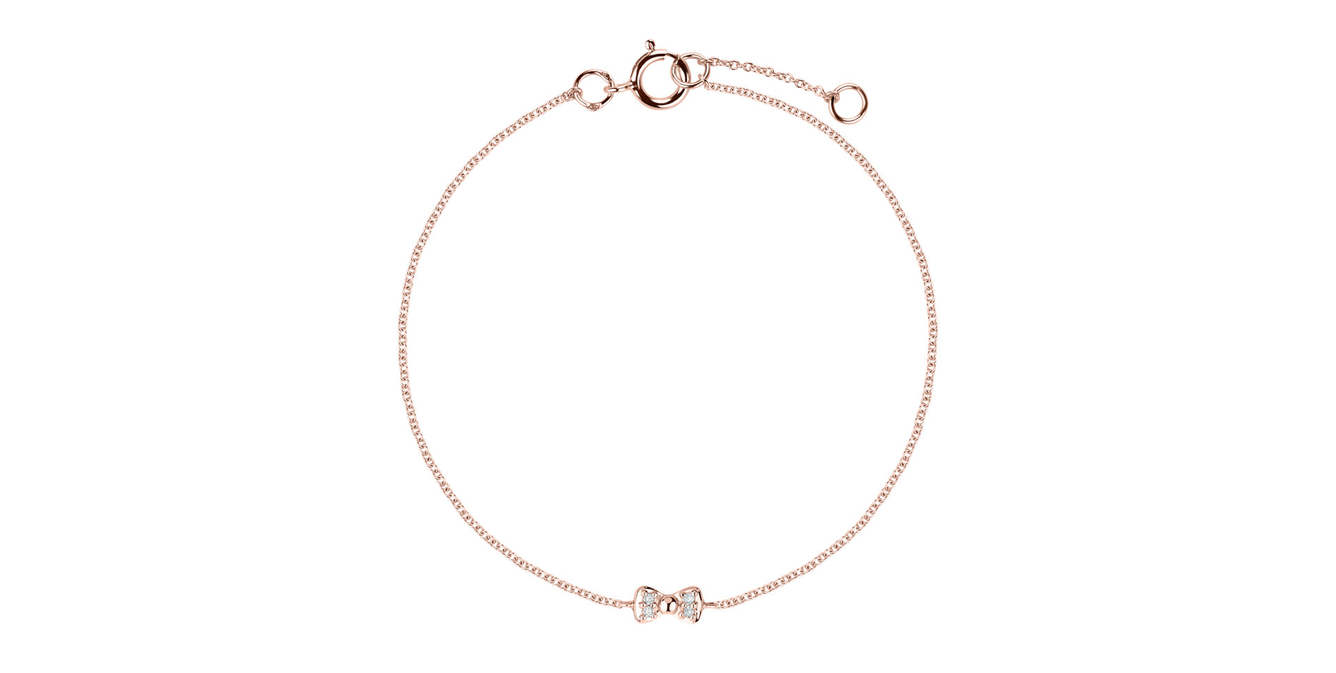 Náramok s diamantmi Shiny Bow