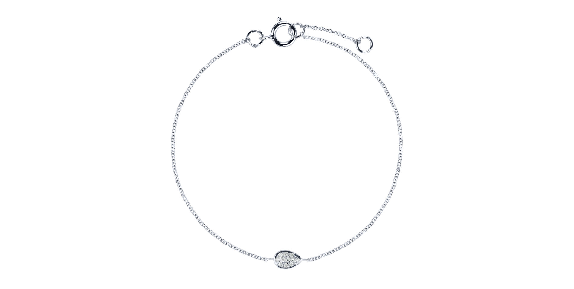 Náramok s diamantmi Shiny Drop