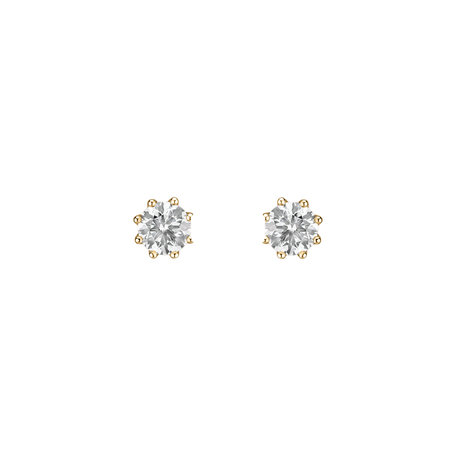 Náušnice s diamantom Essential Sparks