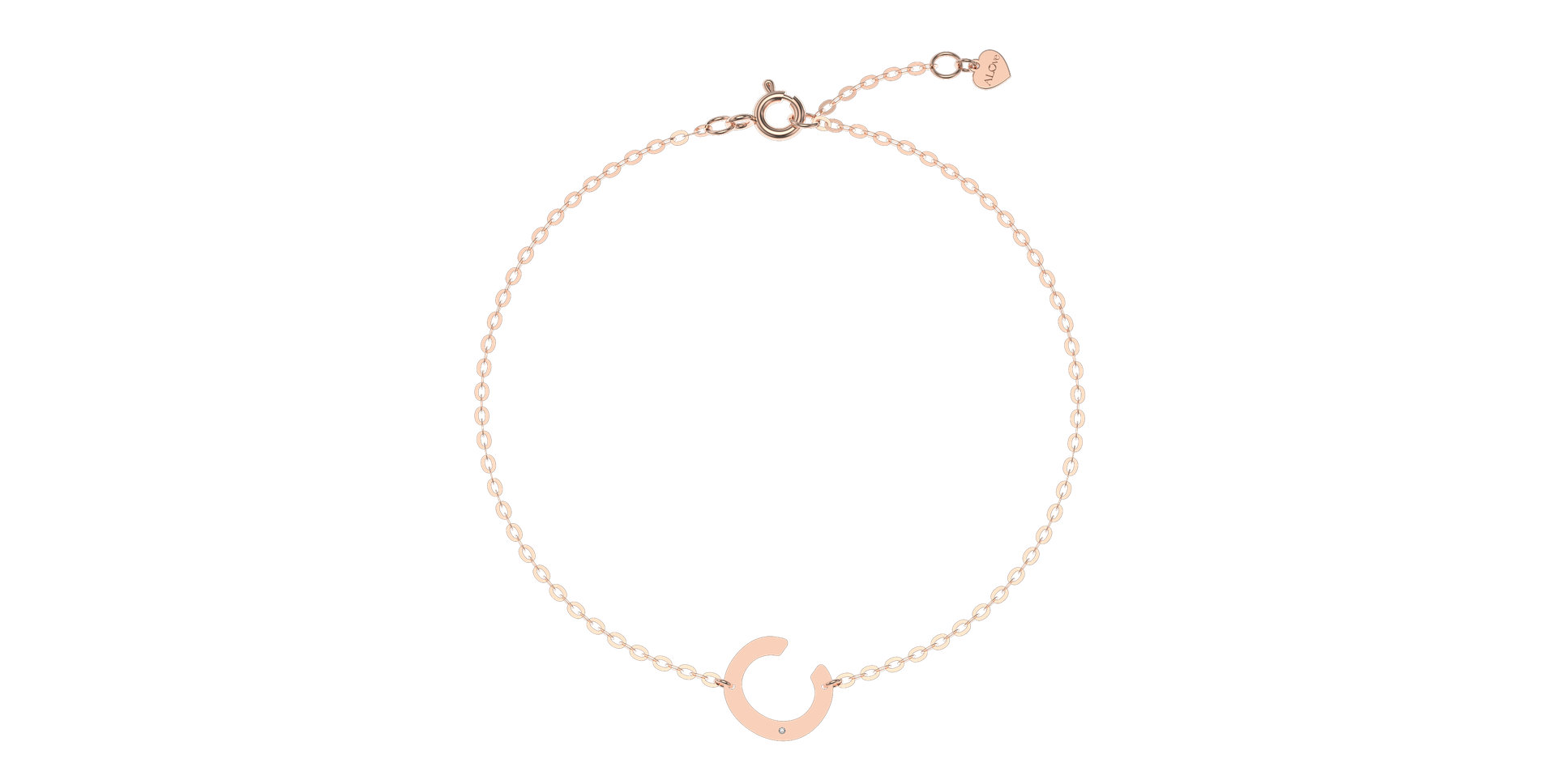 Náramok s diamantom Big Line C