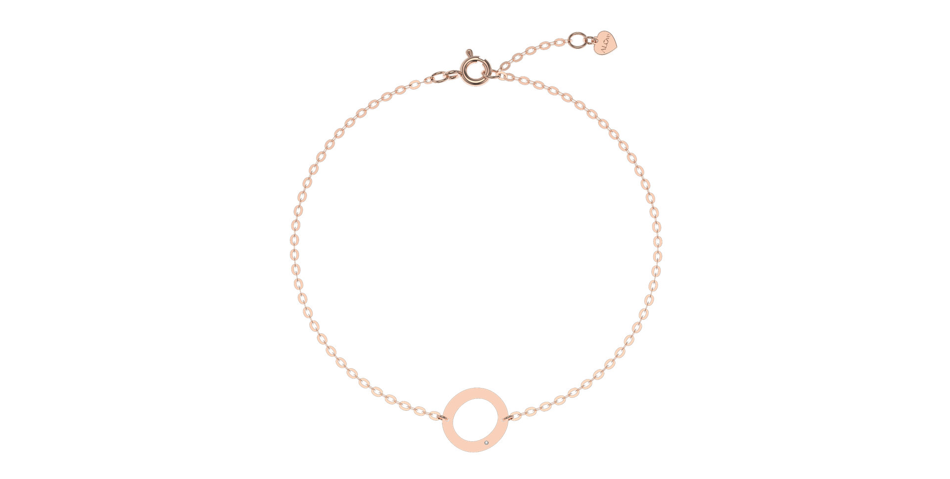 Náramok s diamantom Big Line O