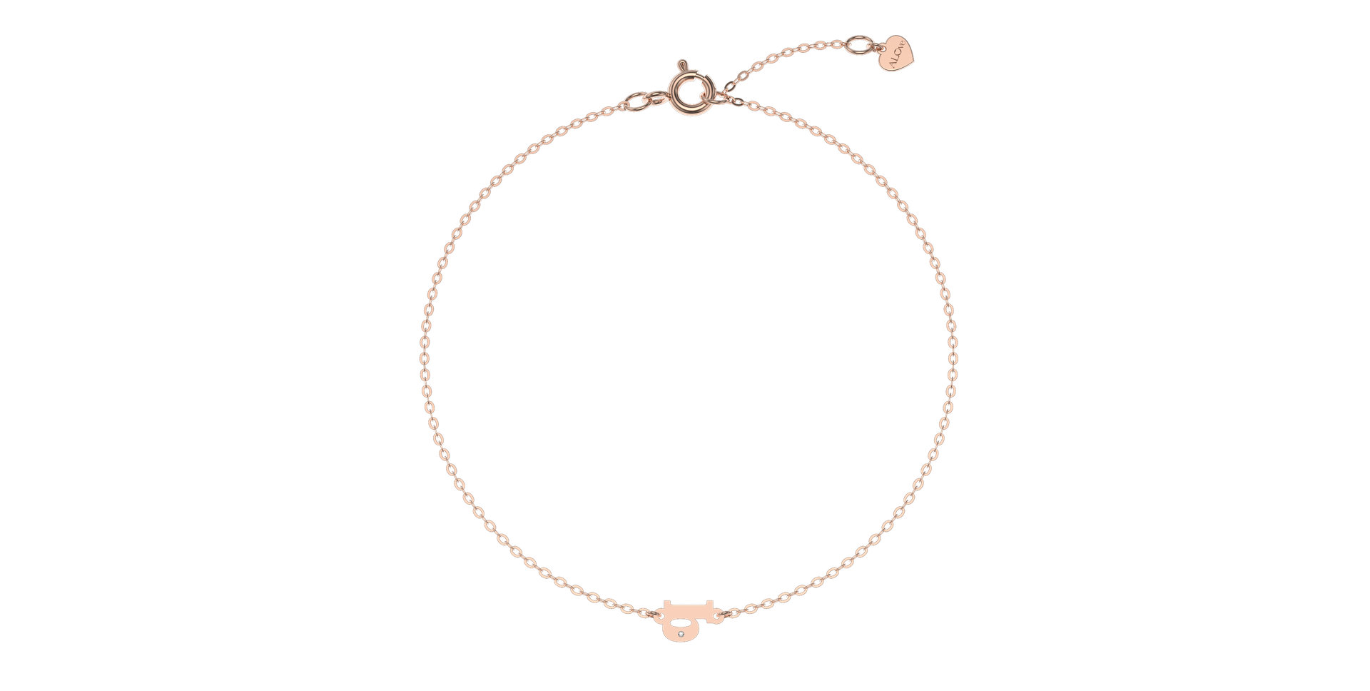 Náramok s diamantom Classic Little Q