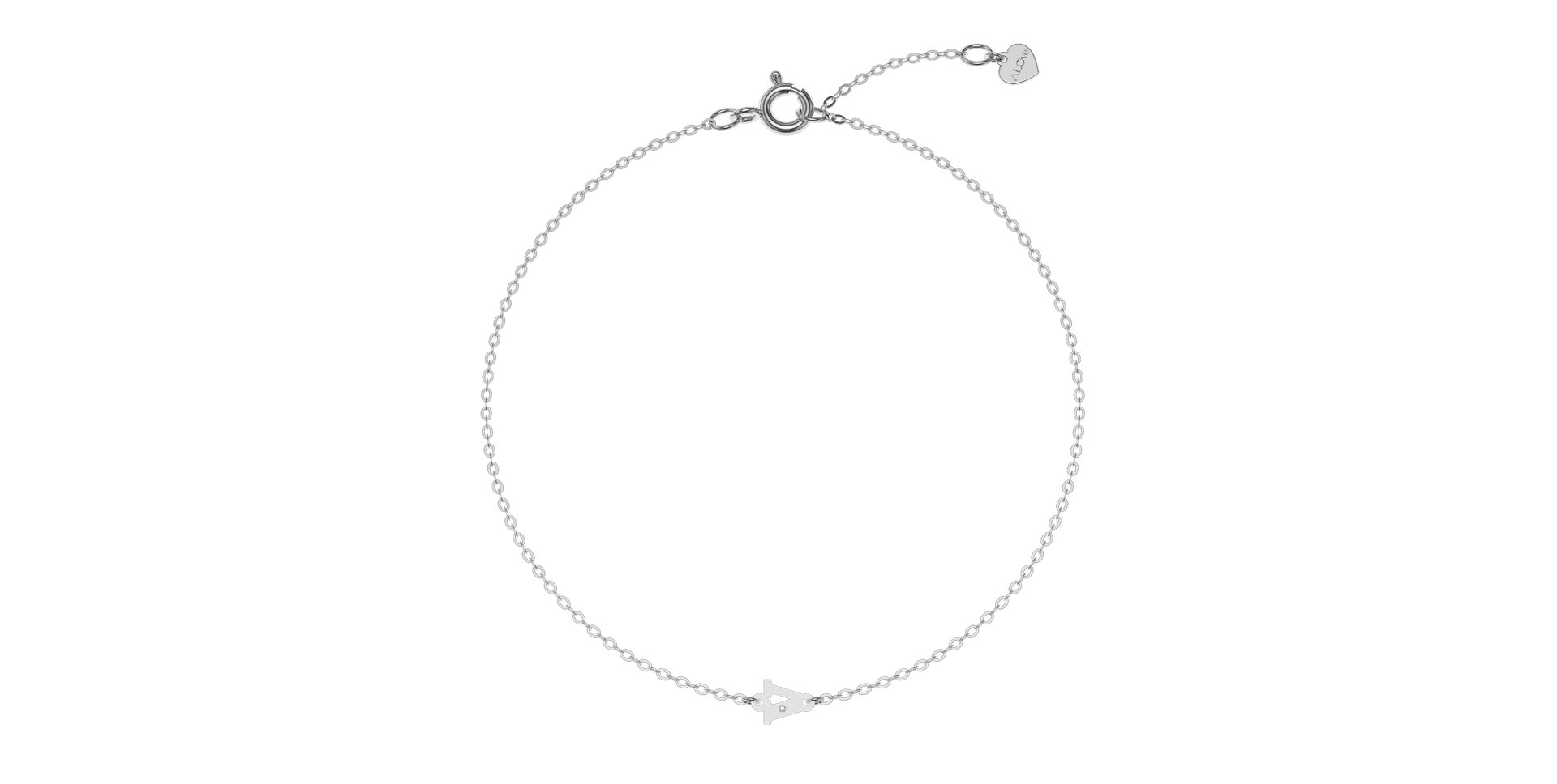 Náramok s diamantom Classic Little V