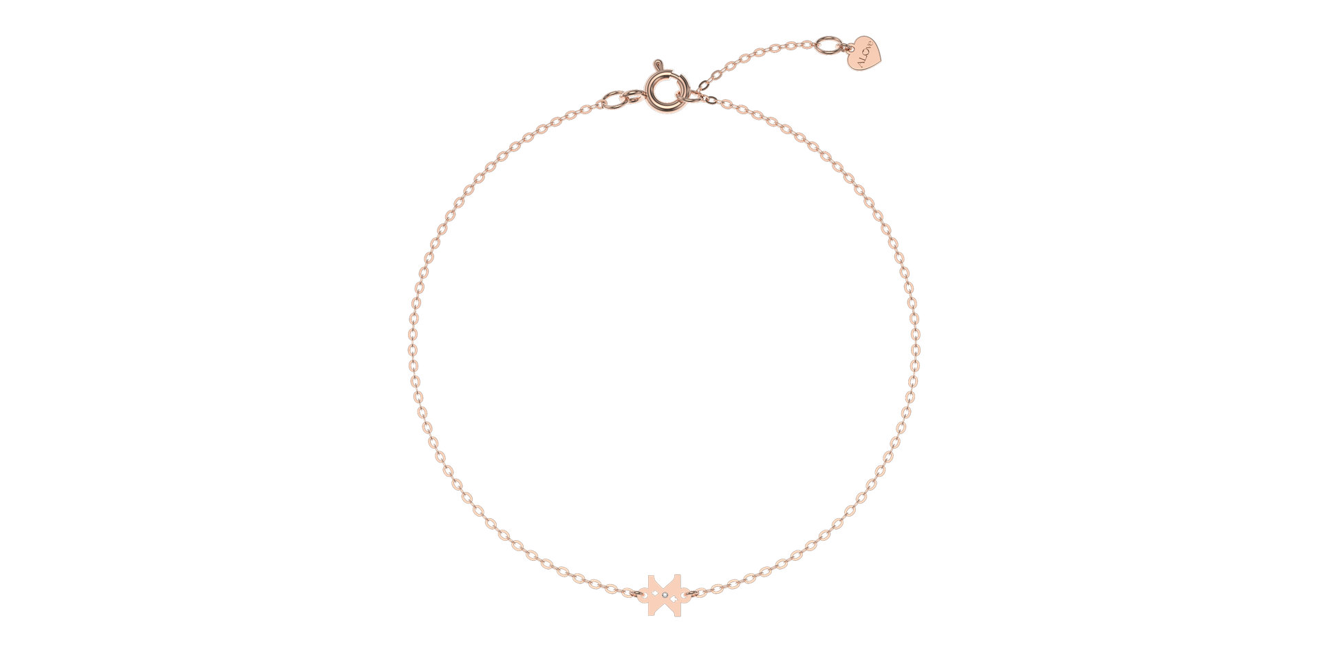 Náramok s diamantom Classic Little X