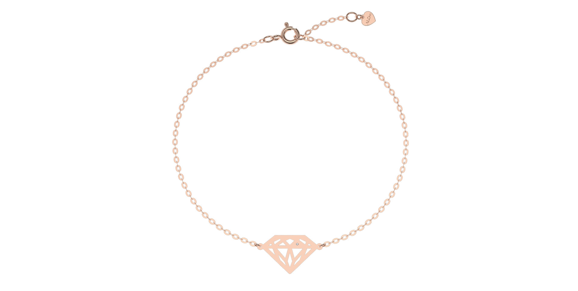 Náramok s diamantom Diamond