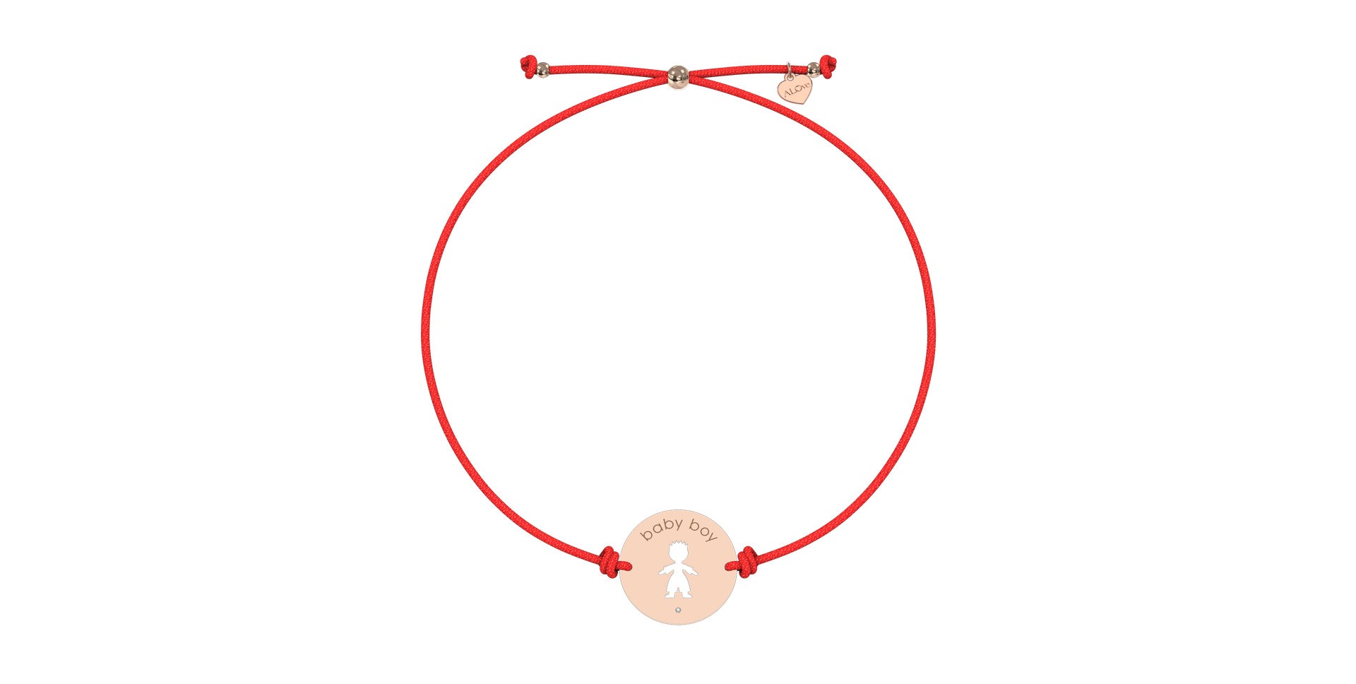 Náramok s diamantom Baby Boy