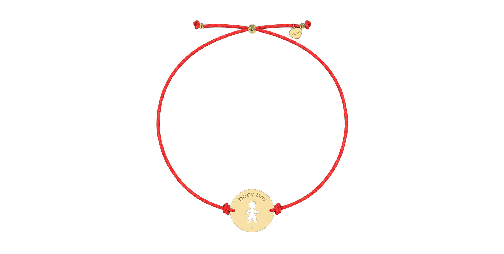 Náramok s diamantom Baby Boy