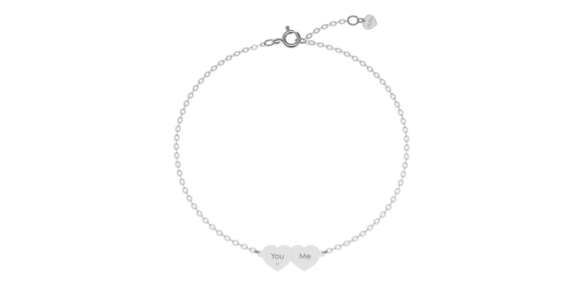Náramok s diamantom You & Me