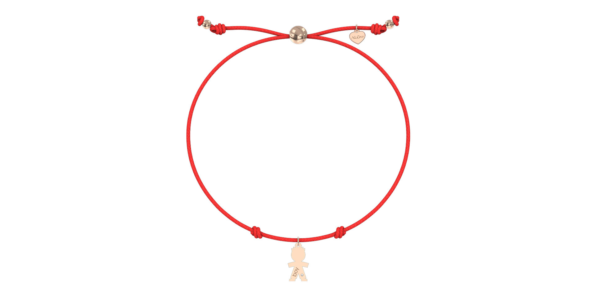 Náramok s diamantom Boy