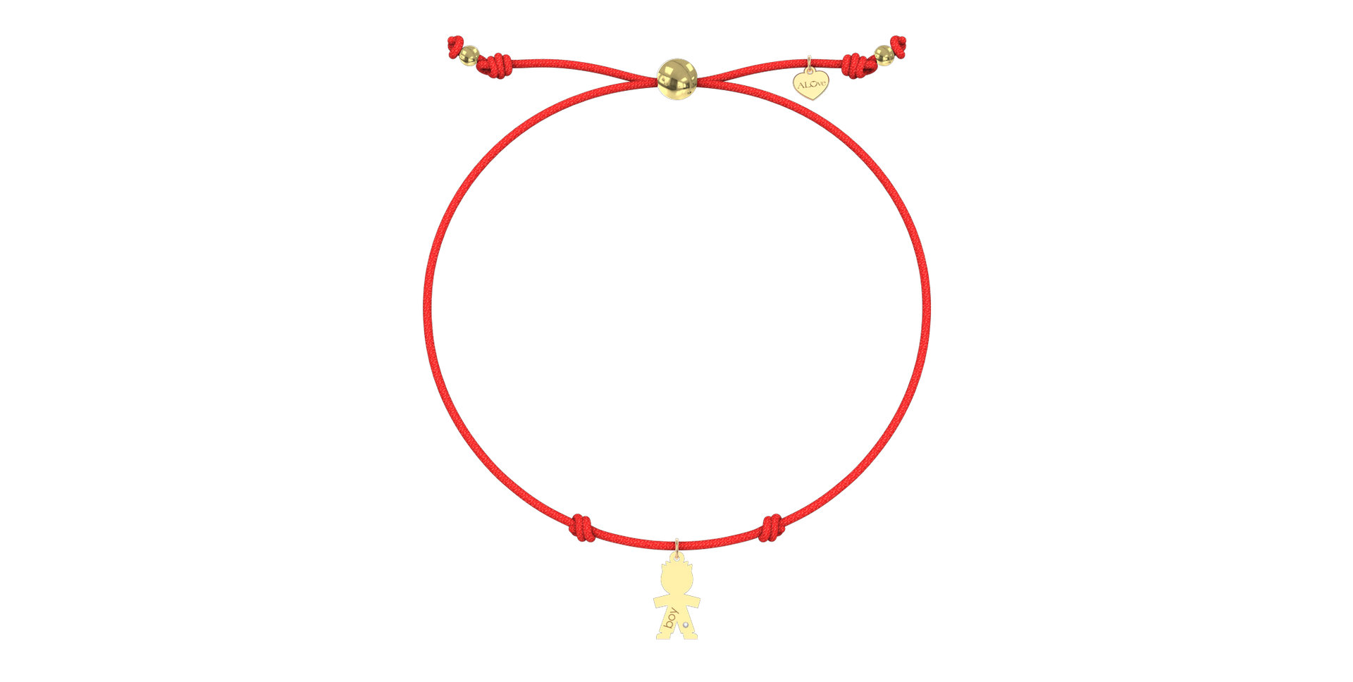 Náramok s diamantom Boy