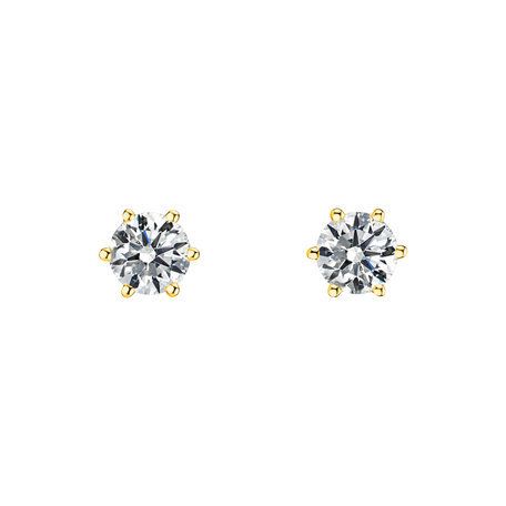 Náušnice s diamantom Essential Sparks