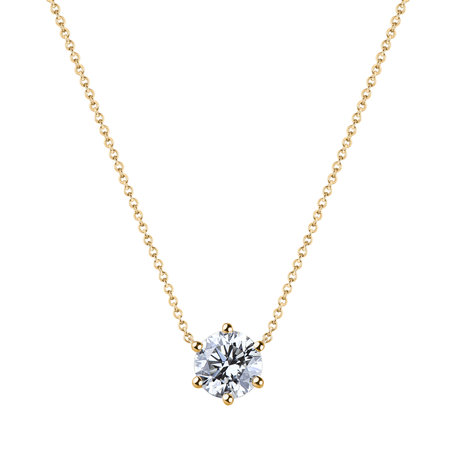 Náhrdelník s diamantom Essential Shine