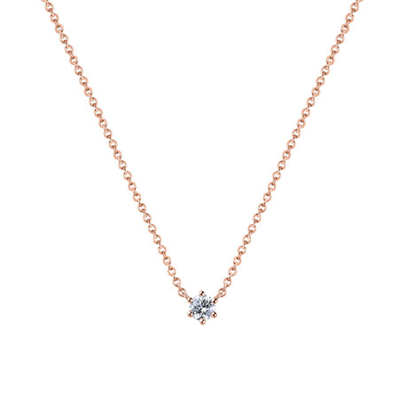 Náhrdelník s diamantom Essential Shine