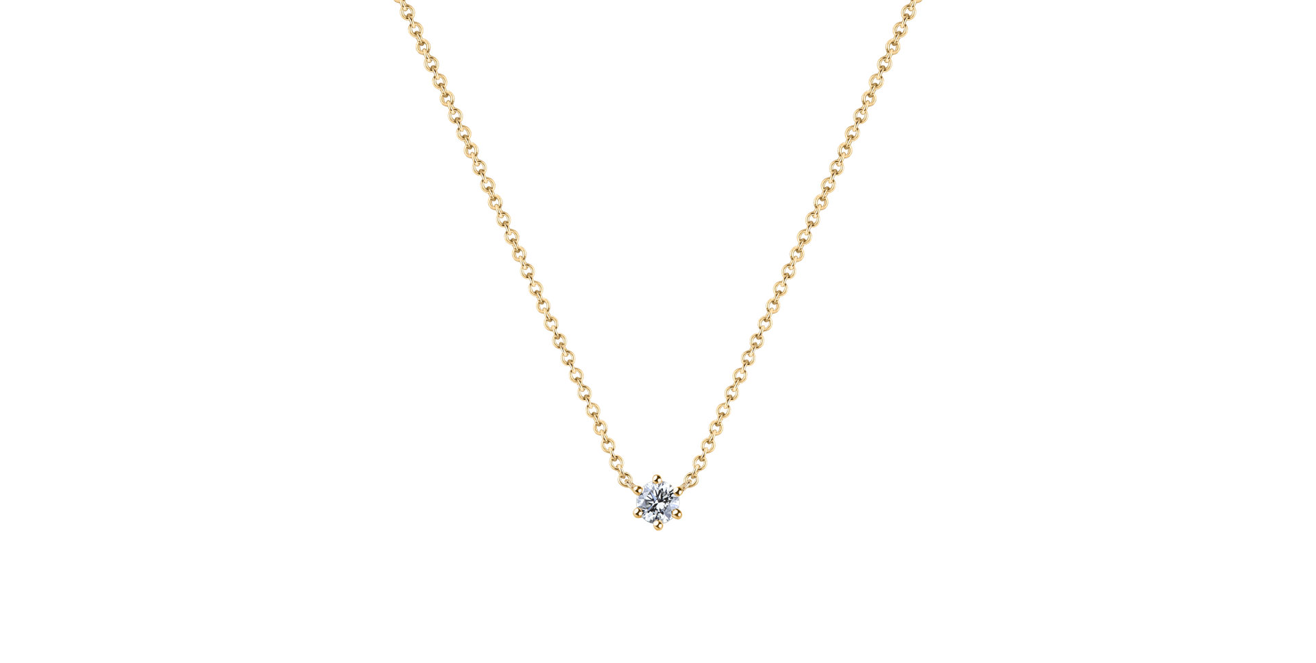 Náhrdelník s diamantom Essential Shine