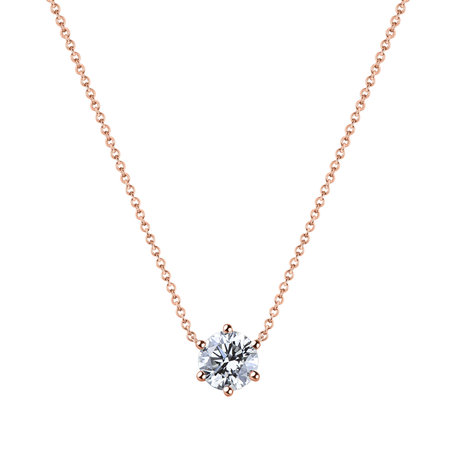 Náhrdelník s diamantom Essential Shine