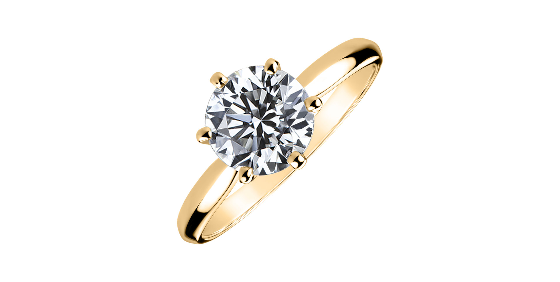 Prsteň s diamantom Eternal Joy