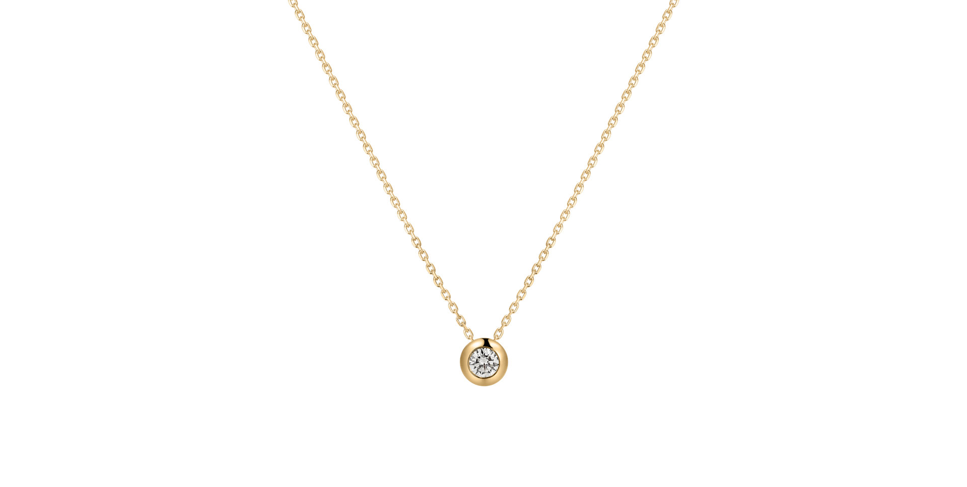 Náhrdelník s diamantom Sparkling Dots