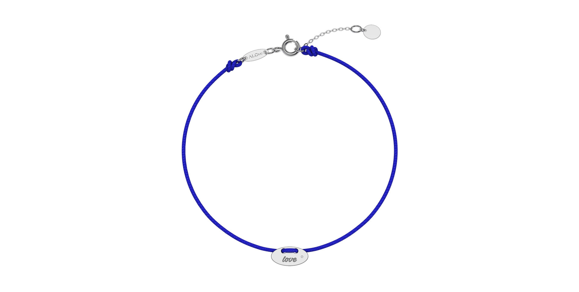 Diamantový náramok so šnúrkou Mini Stamp