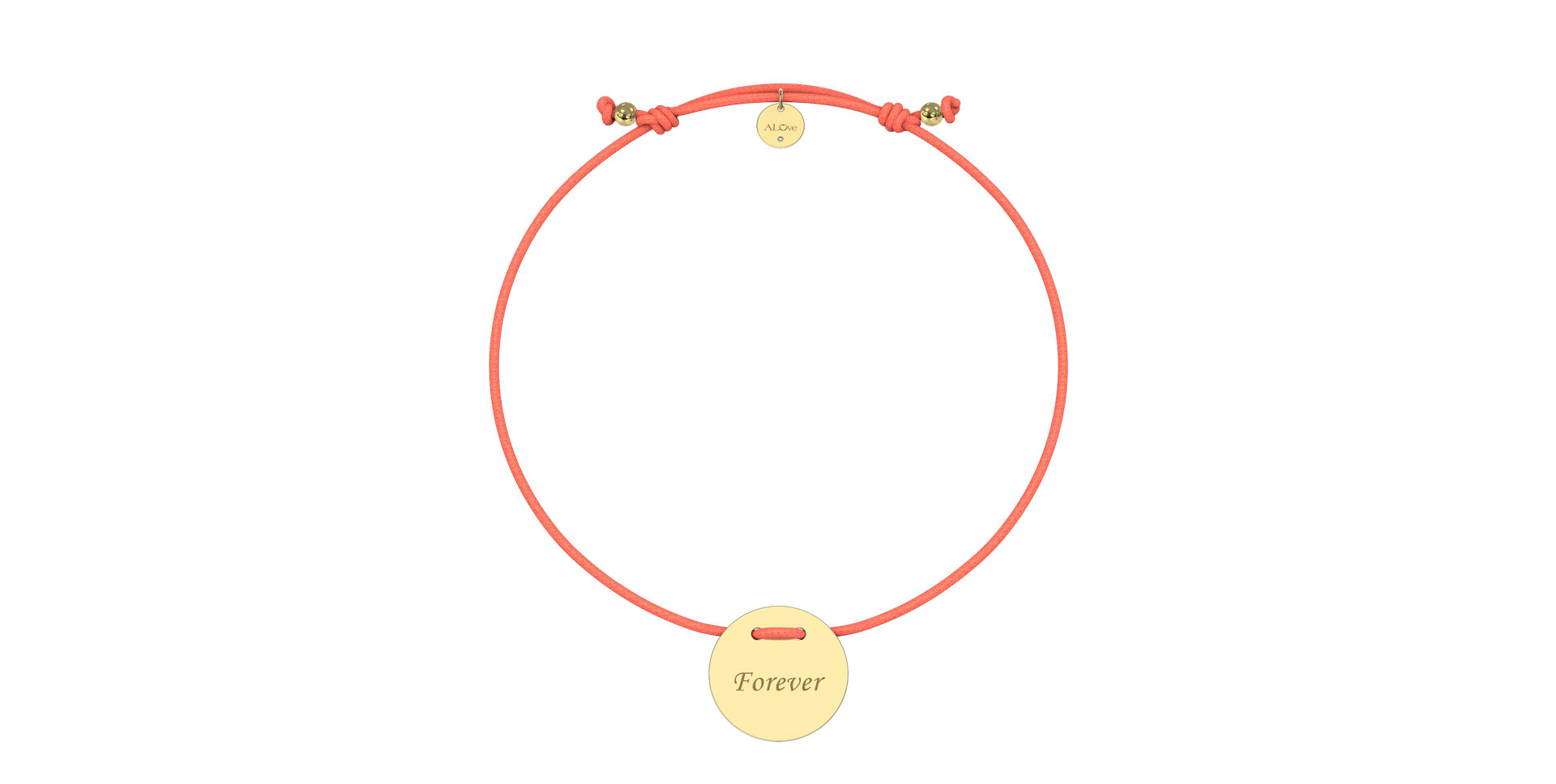 Diamantový náramok so šnúrkou Forever