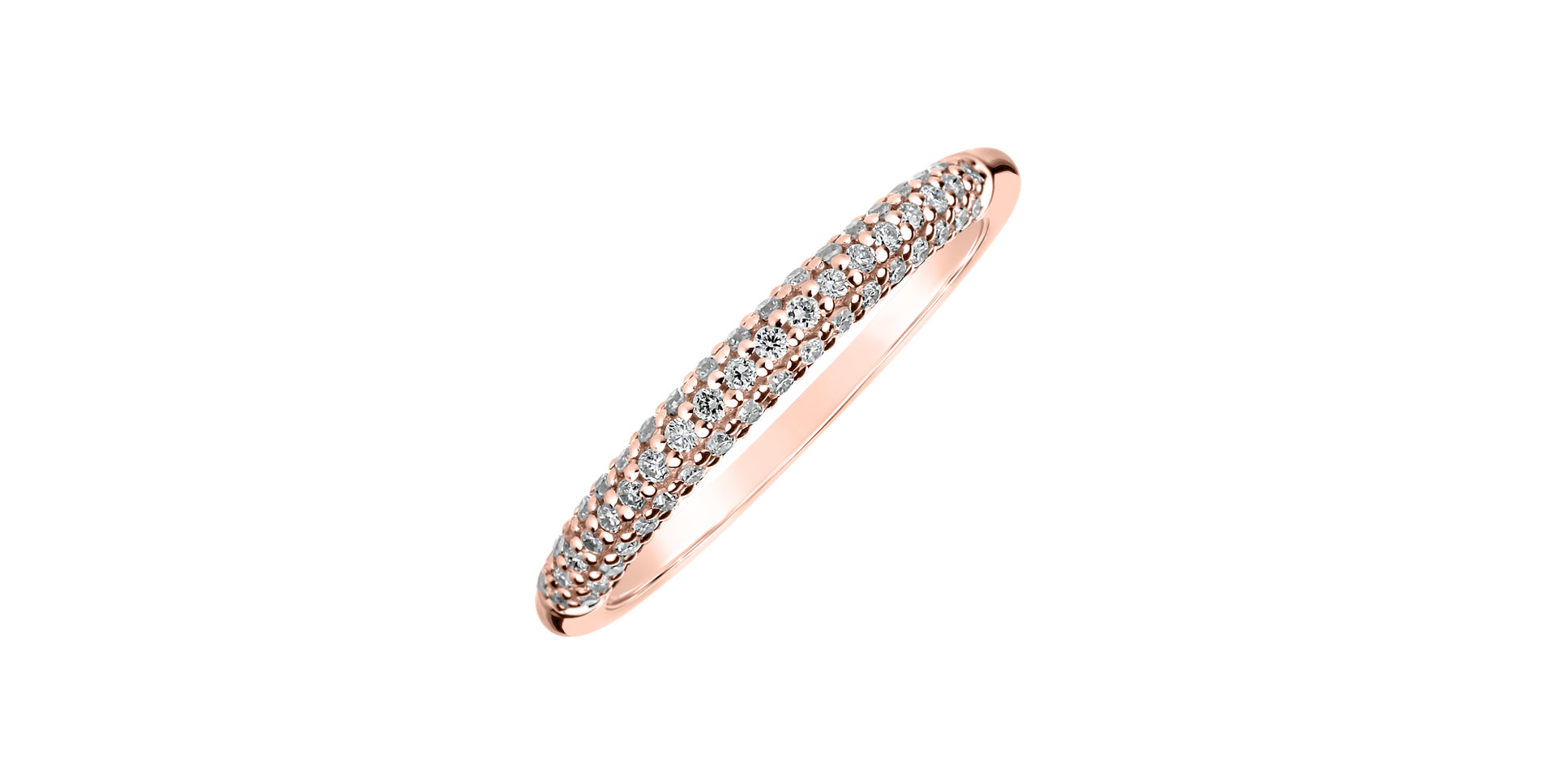 Prsteň s diamantmi Shiny Storm