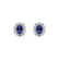 Náušnice s tanzanitom a diamantmi Princess5