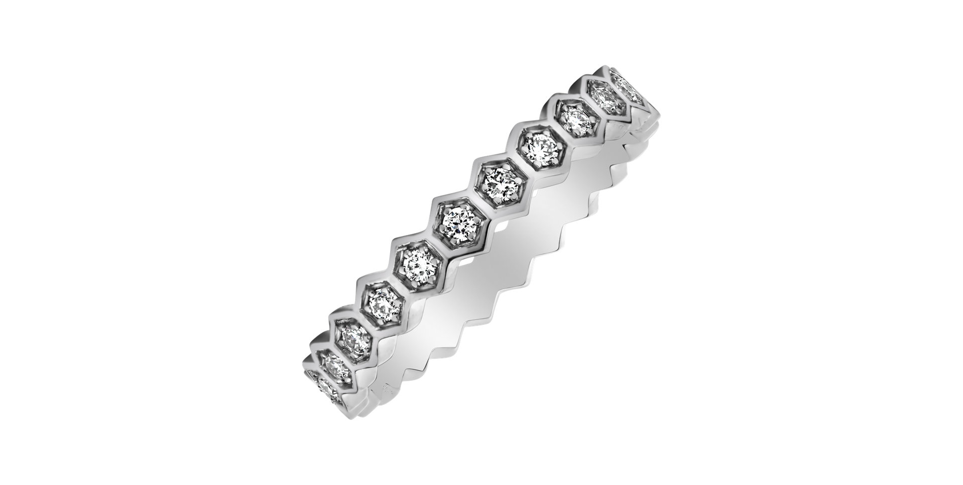 Prsteň s diamantmi Unique Infinity