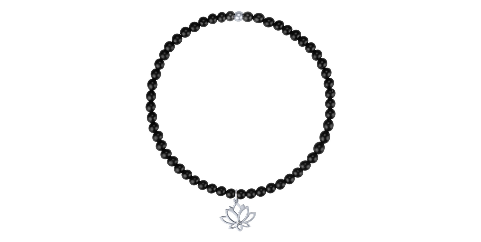 Diamantový náramok s achátmi Dark Lotus