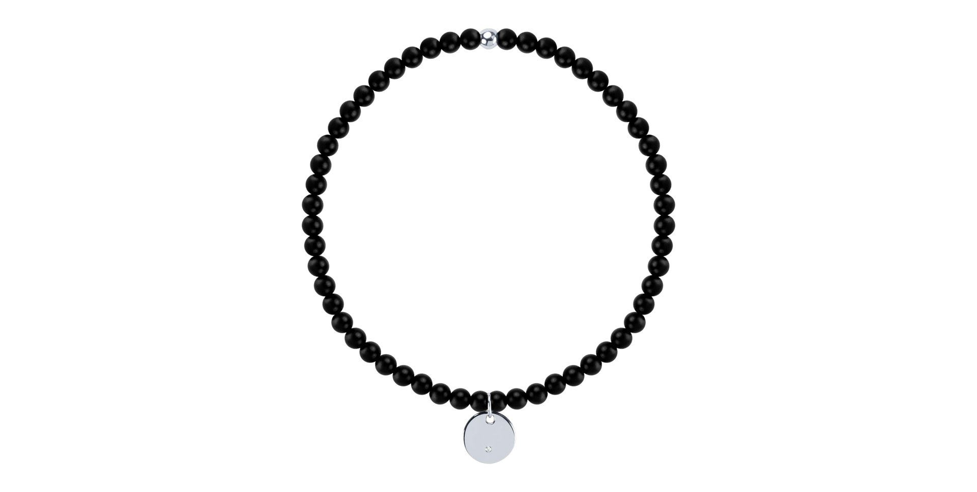 Diamantový náramok s achátmi Dark Touch