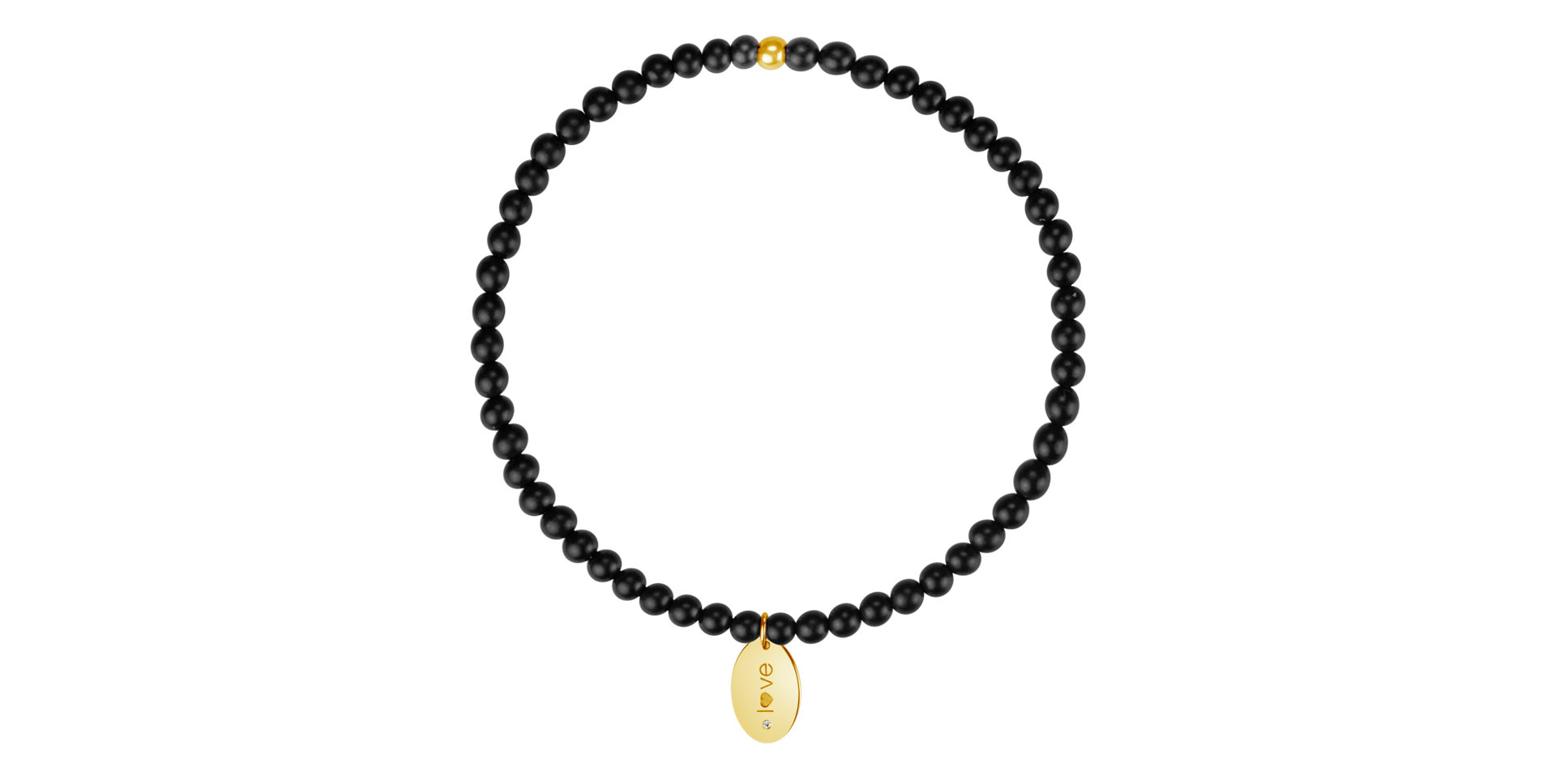 Diamantový náramok s achátmi Dark Desire