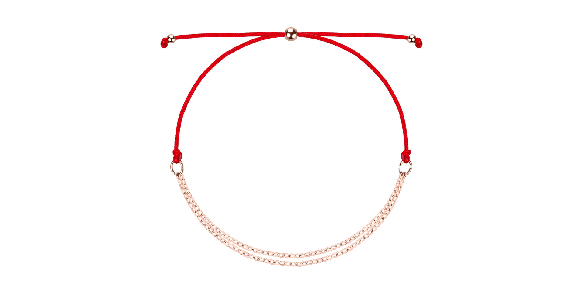 Dámsky náramok so šnúrkou Sparkling Chain