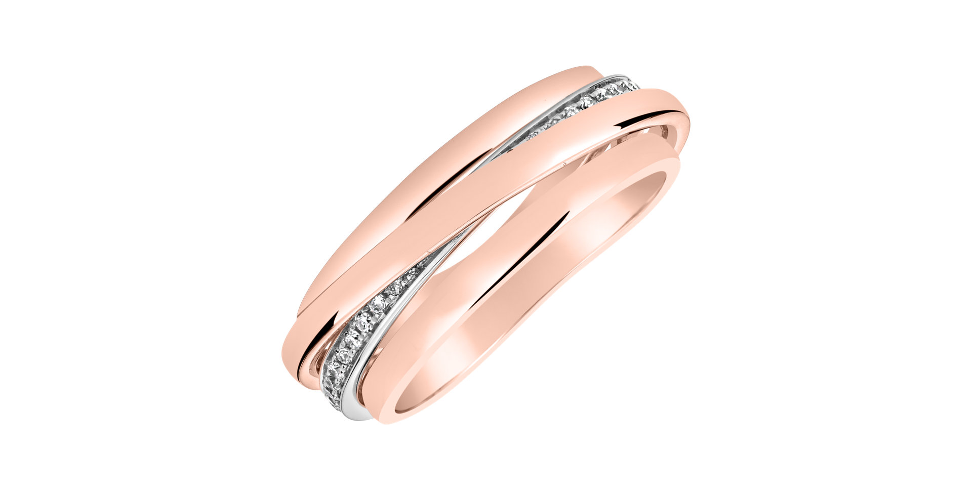 Prsteň s diamantmi Shine Dawn