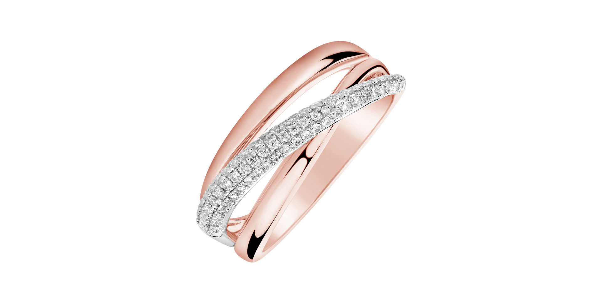 Prsteň s diamantmi Royal Labyrinth